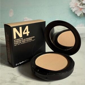 N4 ~ MAC Studio Fix Powder Plus Foundation, Full Sz 15g ORIGINAL Formula NIB